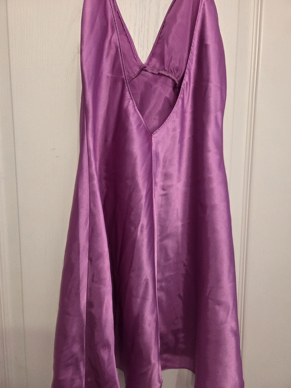 La SENZA Pink/Purple V-Neck Slip Dress - Picture 4 of 9